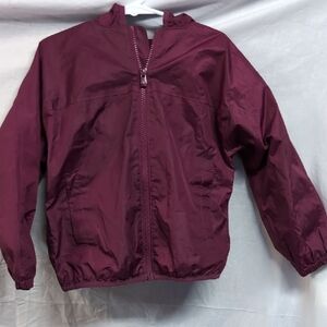 Lands' End Kids' Burgundy Raincoat